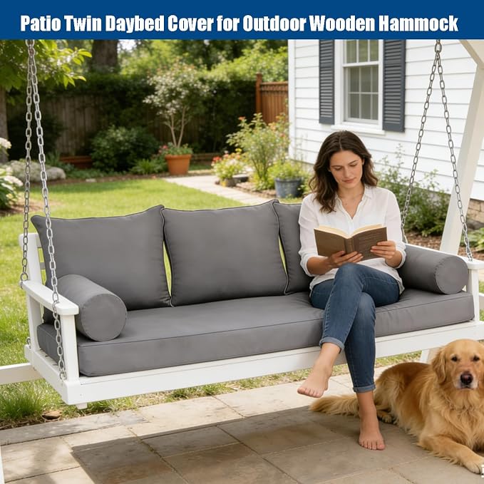 Oslimea Patio Twin Daybed Waterproof & Fade-Resistant Cover - Image 2
