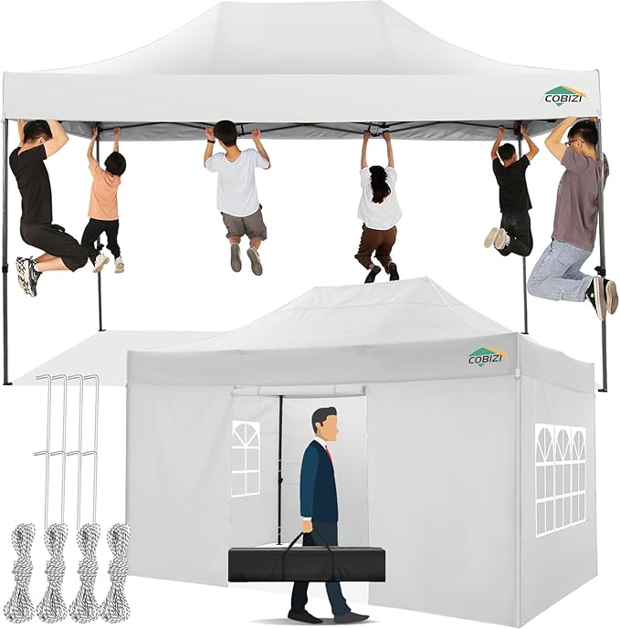COBIZI 10x15 Pop up Canopy Tent 10x15 Canopy by COBIZI