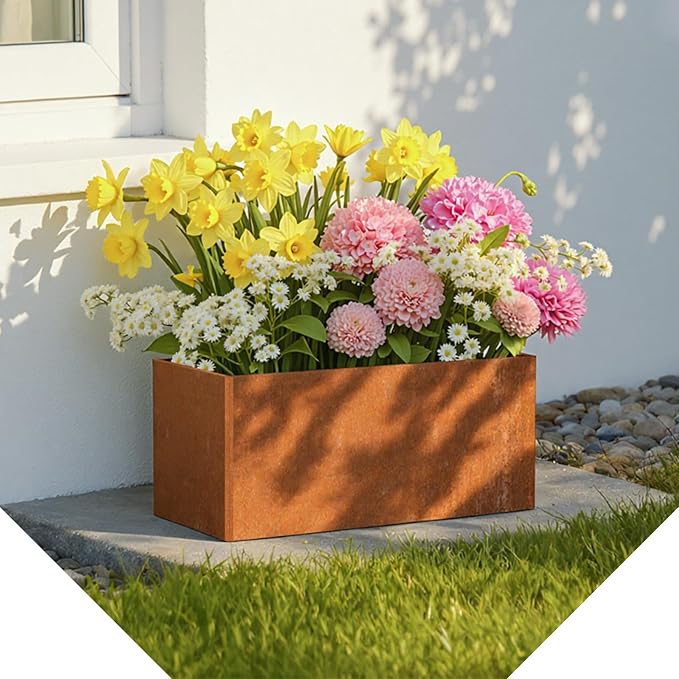 Metal Planter Box by Ganeekiron