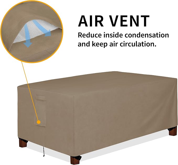 Easy-Going 600D Heavy Duty Rectangular Table Cover UV Resistant and Waterproof - Image 5