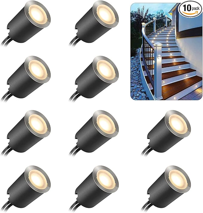 SMY Lighting 10 Pack Recessed LED Deck Light Kits by SMYLighting