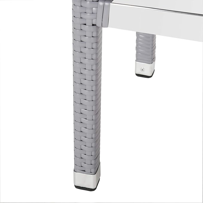 SAFAVIEH FOX5212A Collection Landry Black Indoor/Outdoor Bar Stool - Image 12