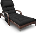 Outdoor Chaise Lounge Chair Cushion, Waterproof Outdoor Chair Cushions by Moutosne