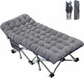 ABORON XXL Camping Cot for Adults, Oversized 78"×32" Folding Camping Bed by ABORON