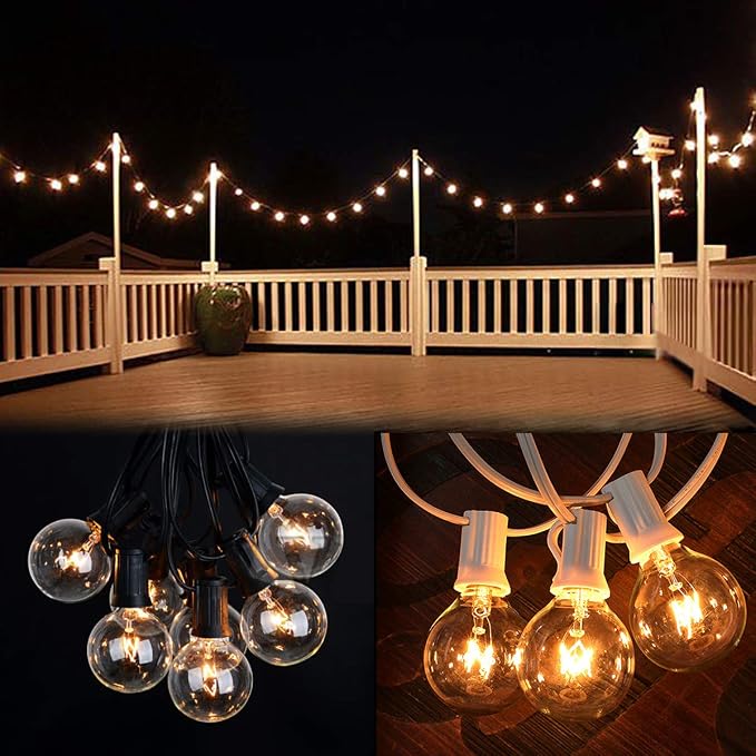 Abeja 50Ft Outdoor Patio String Lights - Image 6