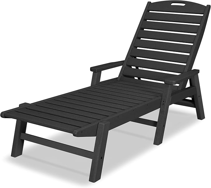 POLYWOOD NCC2280MA-P Nautical Arms Chaise by POLYWOOD