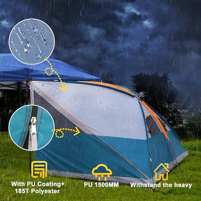 UNP Camping Cube | Pop Up Canopy Side Tent - Image 6