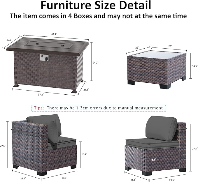 Outdoor Patio Furniture Set - Image 2