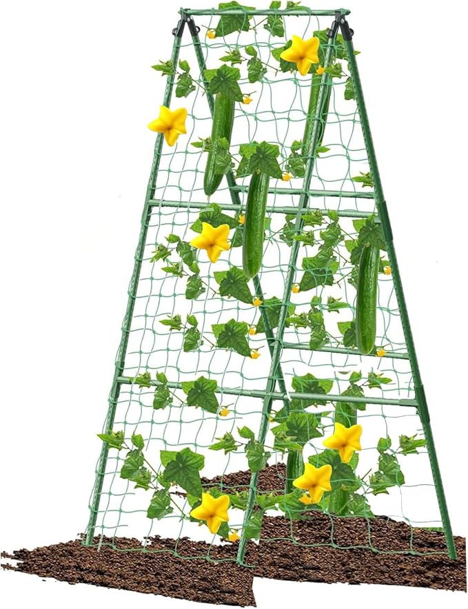 Updated A-Frame Cucumber Trellis by 7Queen