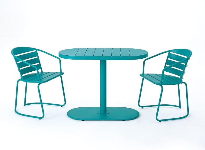 Christopher Knight Home Adley Outdoor Bistro Set, 3-Piece Bistro Table and - Image 4