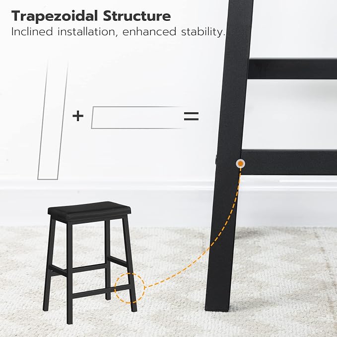 HOOBRO Bar Stools, Counter Height Bar Stools, 24 Inch Barstools - Image 10