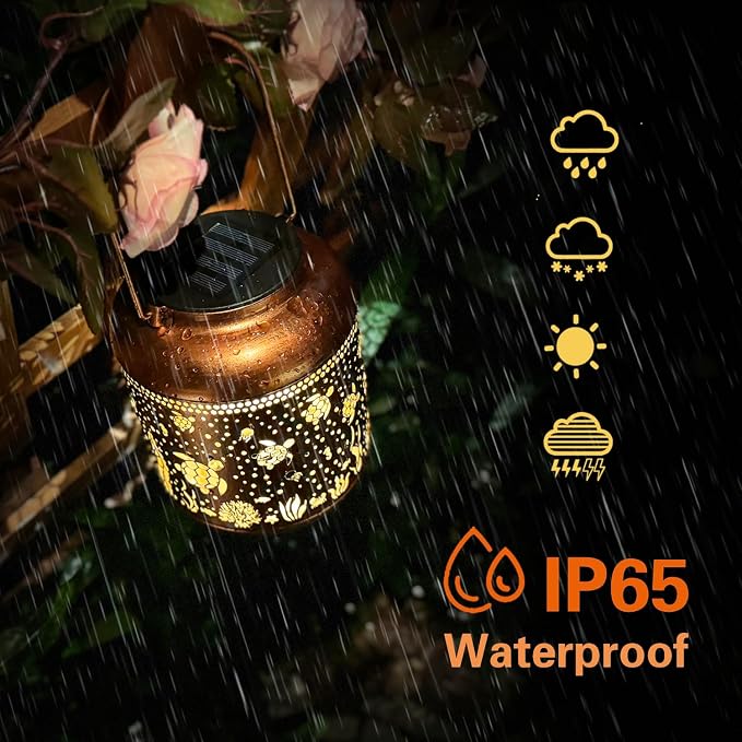 Sea Turtle Solar Lanterns Outdoor Waterproof, Hanging Solar Lights Sea Turtle - Image 5