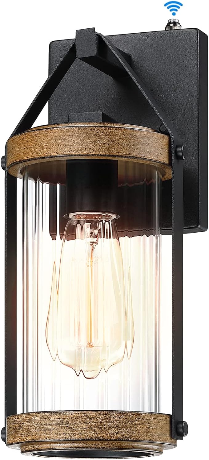 LONEDRUID Dusk to Dawn Sensor Outdoor Wall Sconce Lighting Anti-Rust Exterior by LONEDRUID
