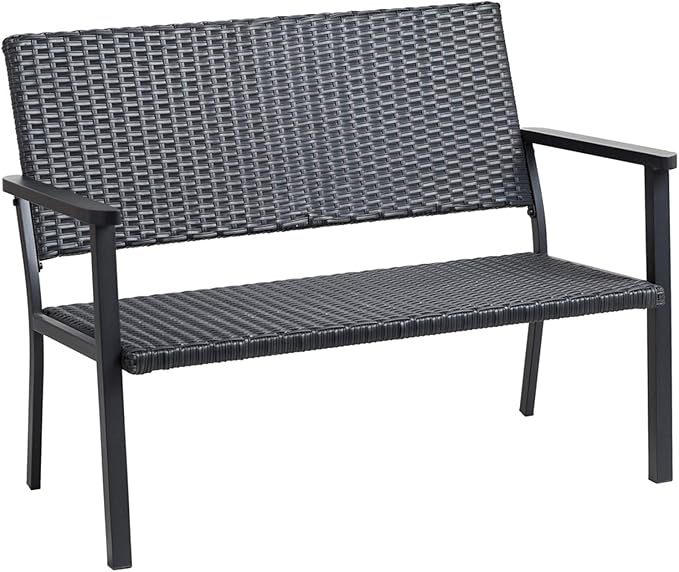 C-Hopetree Outdoor Loveseat Bench Chair by C-Hopetree