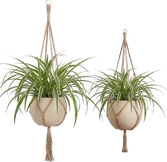 EBOOT 2 Pack 33 48 Inch Large Macrame Plant Hanger Rope to Hang Flower Pot by eBoot