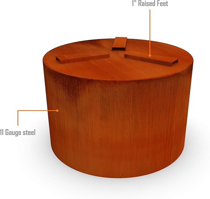 Plantercraft Large Round Corten Steel Planters - Image 3