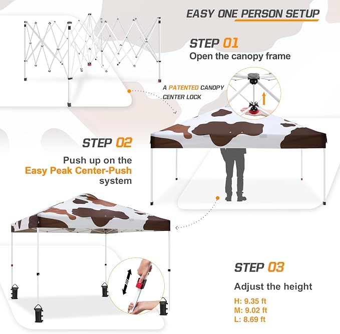 EAGLE PEAK Pop Up Canopy Tent - Image 2
