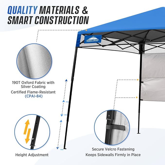 EAGLE PEAK 8x8 Pop Up Canopy Tent - Image 7