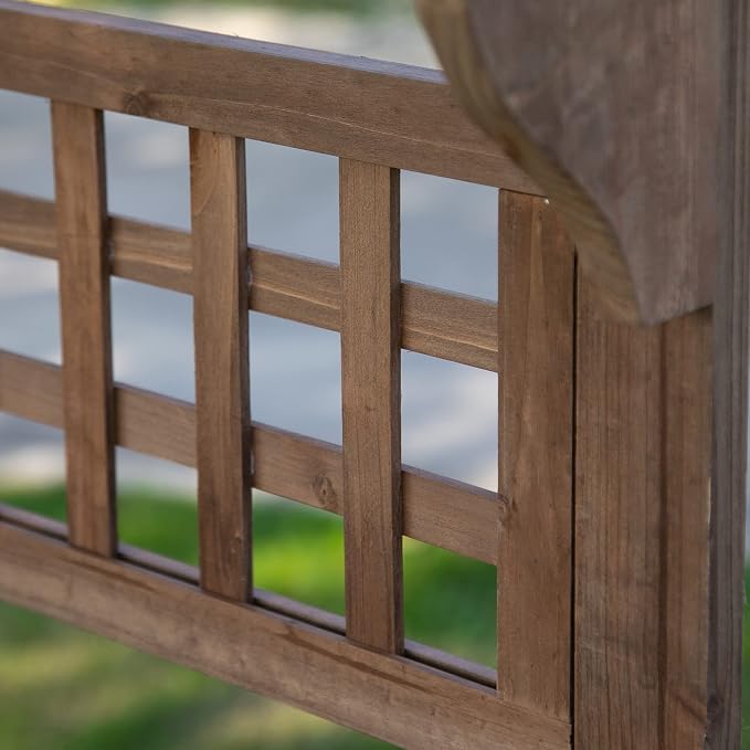 Outsunny Outdoor Potting Bench Table, Wooden Workstation - Image 6