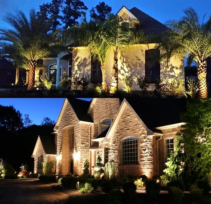 TOVEENEN LED Outdoor Landscape Spotlight 120V 12W Waterproof Spot Lights - Image 5