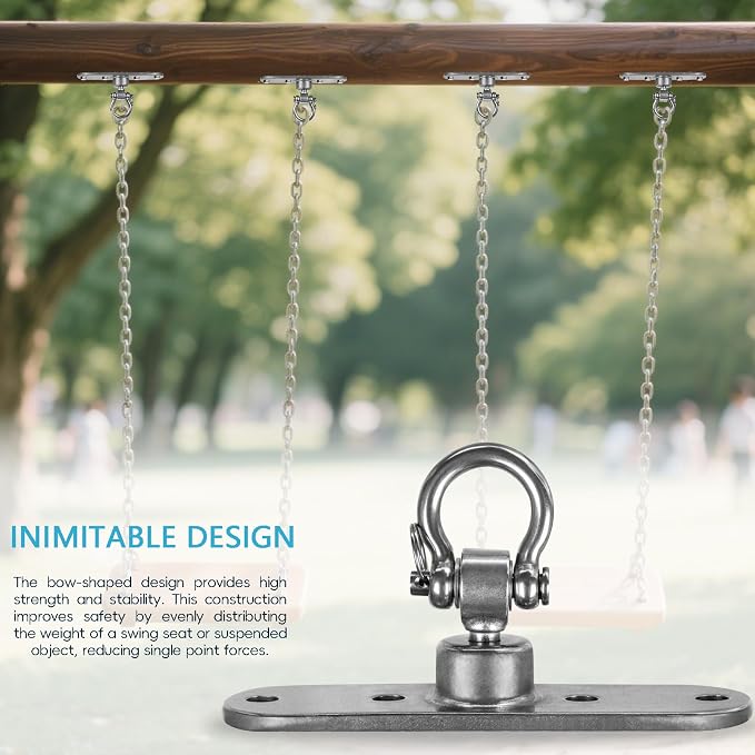 Swing Hanger Heavy Duty Anti-Rust 180° & 360° Bearings1500 lb Capacity Smooth - Image 2