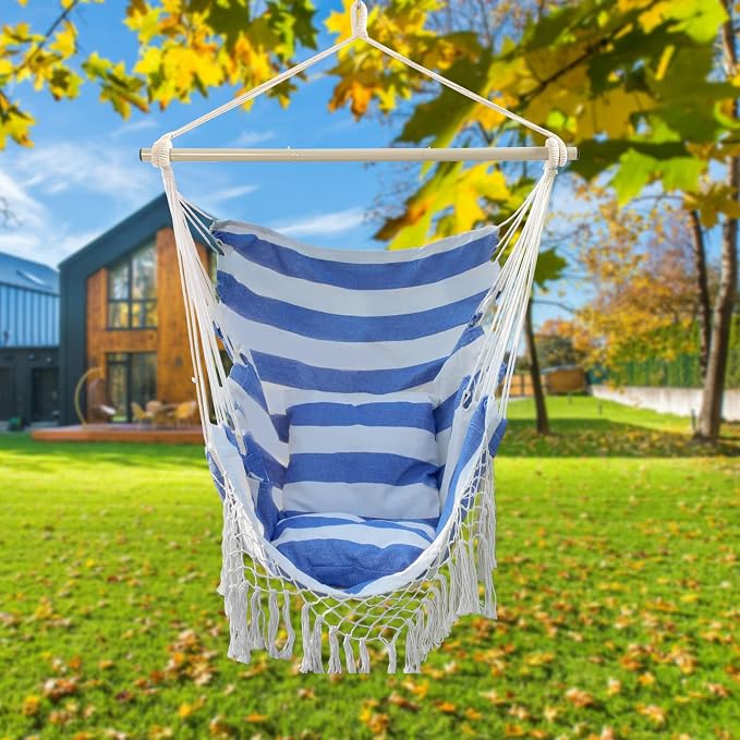 Hammock Chair, Hanging Rope Swing Seat - Image 7