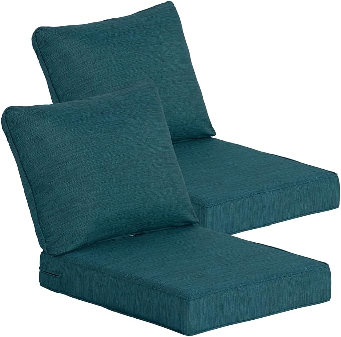 Goodgoods 24 x 28 Outdoor Patio Deep Seat Cushions 2-Pack, 1000+ Hours by Goodgoods