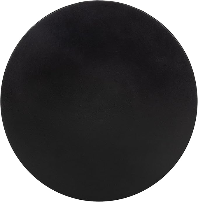 Safavieh Outdoor Athena Black Modern Concrete Round Accent Table - Image 5
