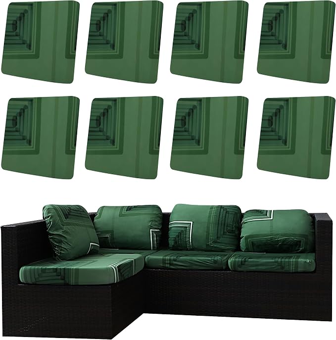 Outdoor Cushion Covers Set, Replacement by SUKAIKEQA