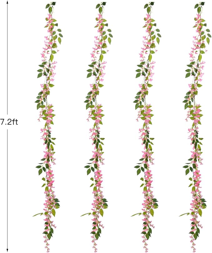 Lvydec Wisteria Artificial Flowers Garland - Image 4