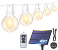 Mlambert 48Ft Solar String Lights, Outdoor Waterproof Patio Lights by Mlambert
