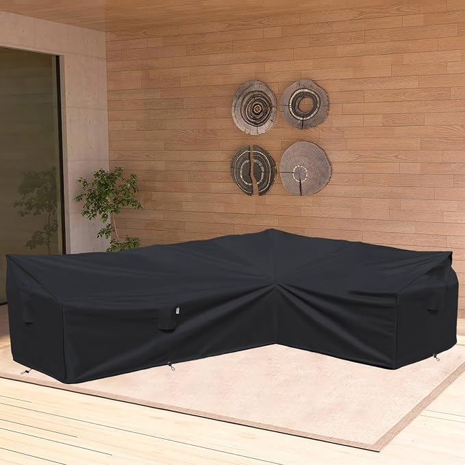Heavy Duty Outdoor Sectional Sofa Cover, Lawn Patio Furniture Covers - Image 7