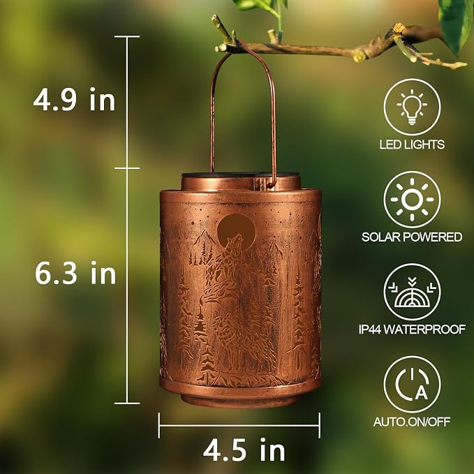 Solar Lanterns Garden Decor Birthday Gifts - Image 3