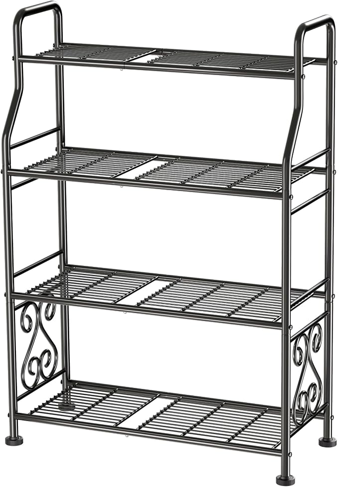 GIOTORENT Plant Stand Outdoor Indoor 4 Tier Metal Waterproof - Image 6