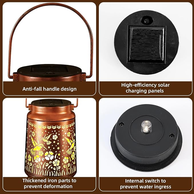 Solar Lanterns Outdoor Waterproof Gifts - Image 4