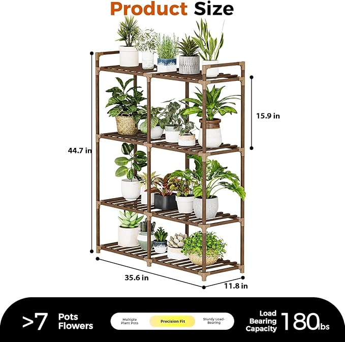 Bamworld Plant Stand with Grow Lights - Image 3