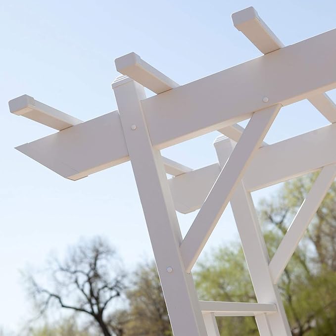 Dura-Trel Wellington Arbor, Vinyl Garden Archway - Image 9
