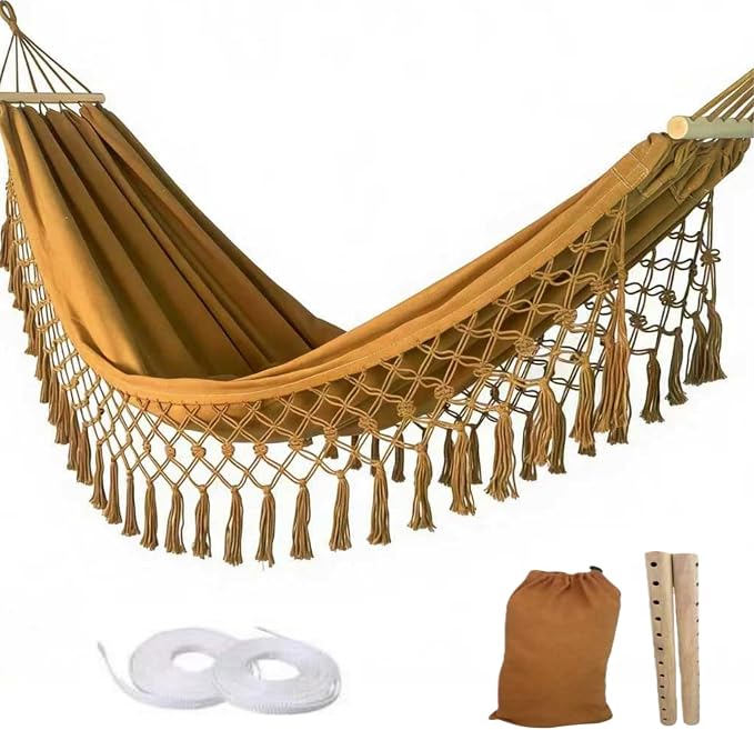 Portable Hammock, Bohemian Hammock, Rope Hammock, Garden 79 * 39 by Unknown