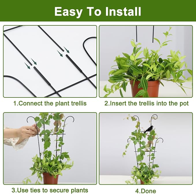 23in Plant Trellis Indoor, Trellis - Image 6