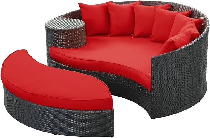 Modway Taiji Outdoor Wicker Patio Daybed - Image 2