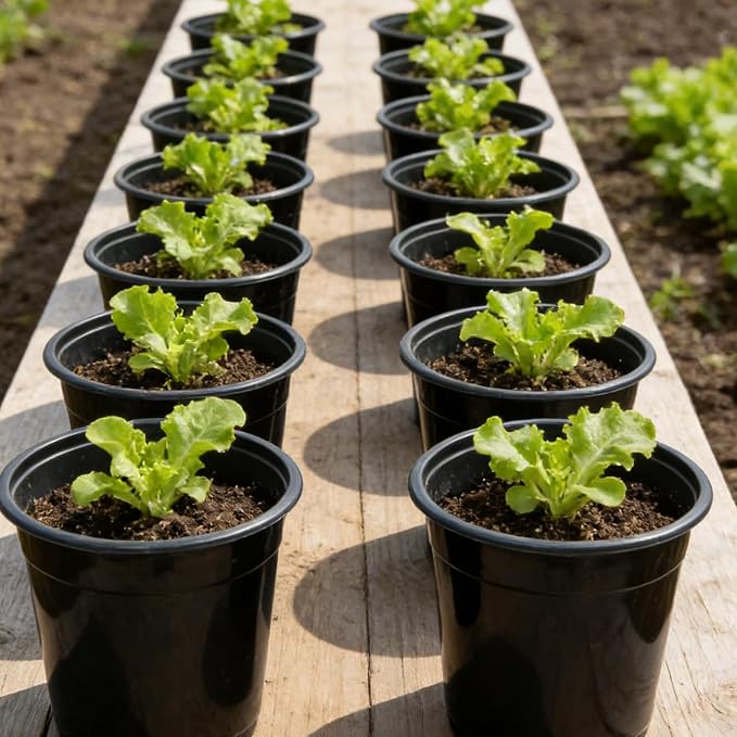 32-Pack 1.5 Gallon Nursery Pots, Thickened Soft Seed Starting Container - Image 7