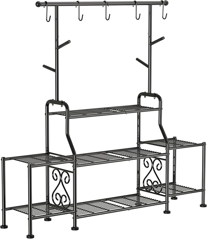 GIOTORENT 3-Tier Tall Metal Plant Stand Indoor Outdoor - Image 7
