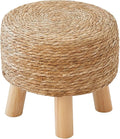 Round Ottoman Natural Seagrass Footstool, Round Footstool by ALeesing