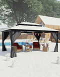 GarveeLife 10 ft x12 ft Hardtop Gazebo by GarveeLife