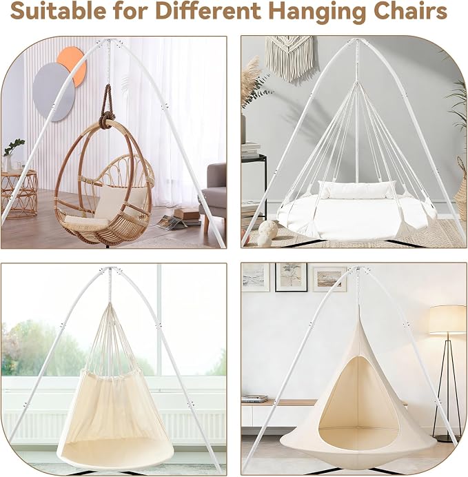 Tripod Hammock Chair Stand for Multi-Use, Heavy-Duty Sensory Swing Stand for - Image 3