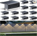 Solar Fence Lights Outdoor by LIANGLOME