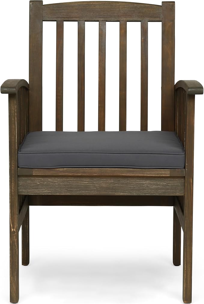 Christopher Knight Home Casa Outdoor Acacia Wood 5 Piece Dining Set - Image 3