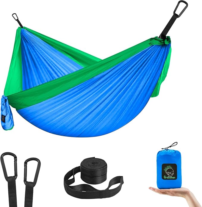GRASSMAN Kids Hammock-Small Camping hammocks, Portable Camping Gear by GRASSMAN