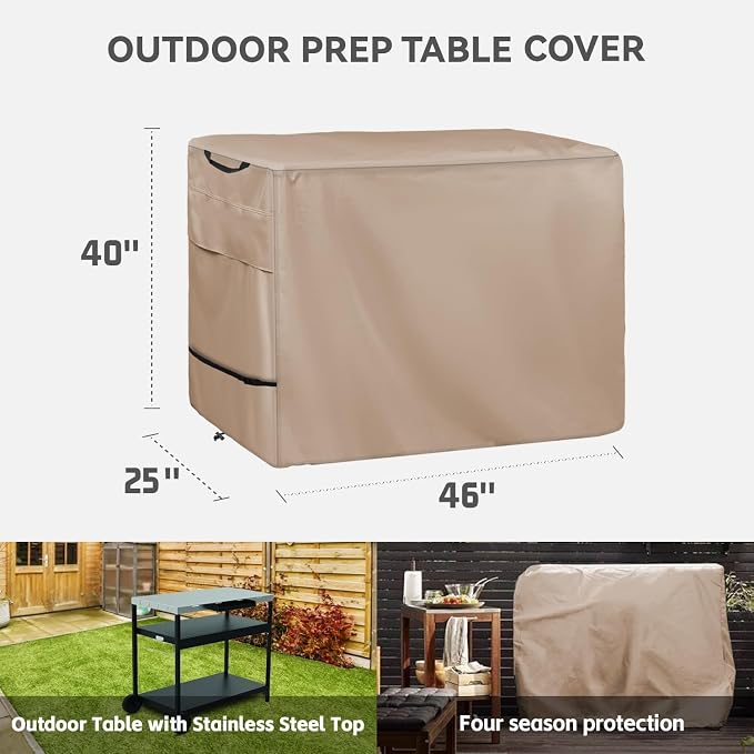 Outdoor Prep Table Cover- Heavy Duty Waterproof Cover - Image 2