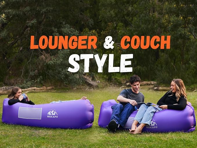 WEKAPO Inflatable Couch Air Lounger Chair - Image 7